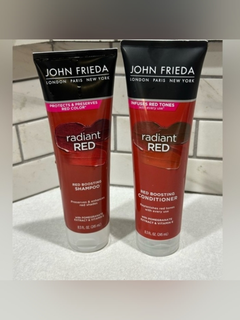 John Frieda Radiant Red Red-Boosting Shampoo & Conditioner (Red)